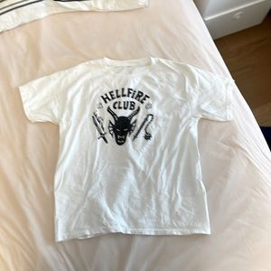 Kids/women’s custom made hellfire club shirt, no flaws, prob size 14 girls